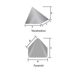 Tetrahedron & Pyramid Mix Ceramic Media