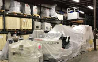 Refurbished ALMCO equipment ready for next use.
