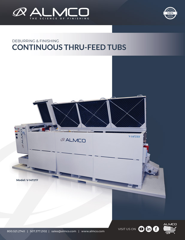 Continuous Thru-Feed Tubs Sell Sheet Cover of continuous thru-feed tubs sell sheet.