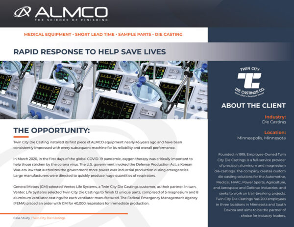 Twin City Die Casting Case Study