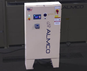 The Electrical Panel on the Thru-Feed Vibratory System.